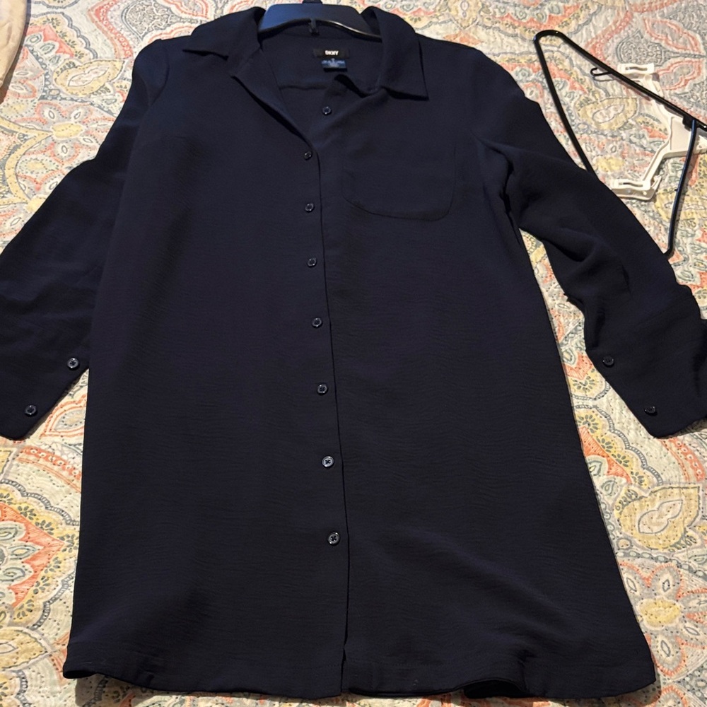 DKNY Midnight Blue Shirt Dress